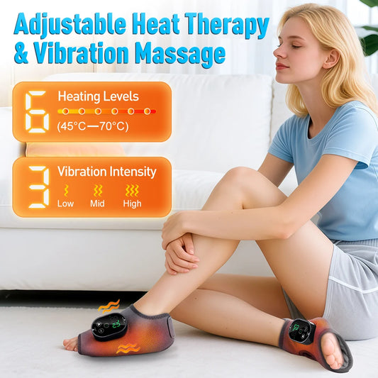 FlexHeat — 3-in-1 Heated Vibration Massager (Ankle, Wrist & Neck)