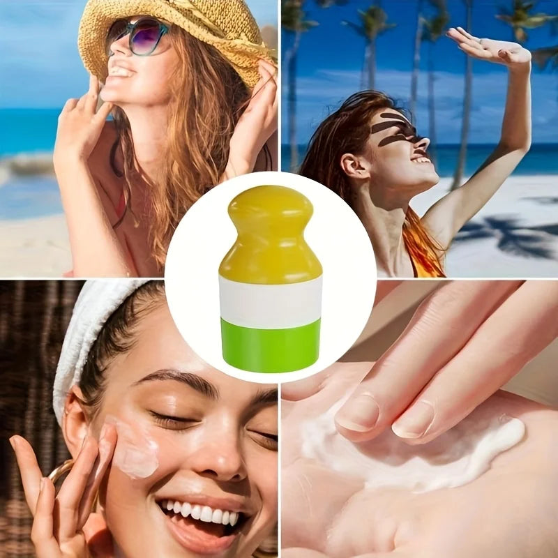 SunGlow™ Portable Sunscreen Roller Applicator